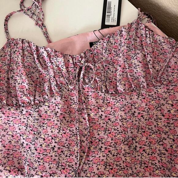 Nasty gal pink floral mini - Picture 2 of 5